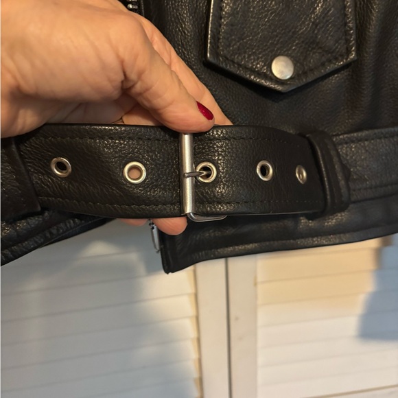 Motorcycle Jacket Size 40 Black - Picture 6 of 9